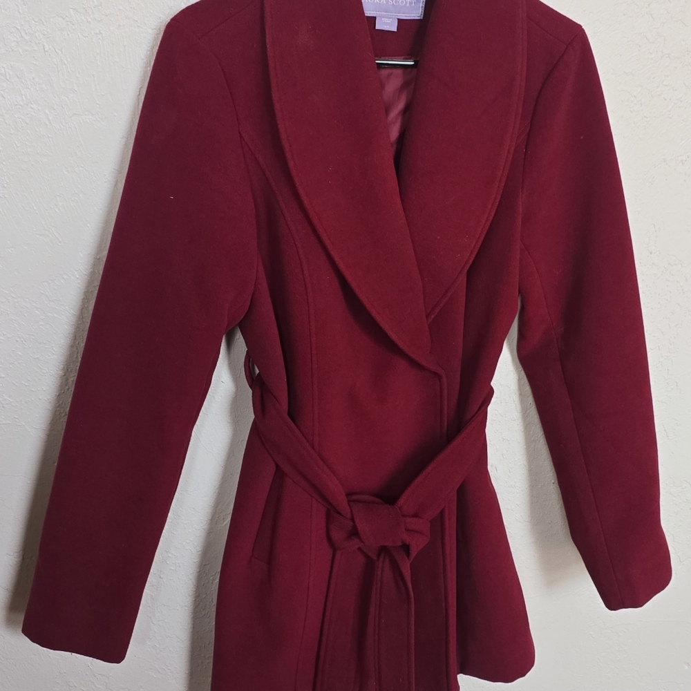 Elegant Women's Red Coat